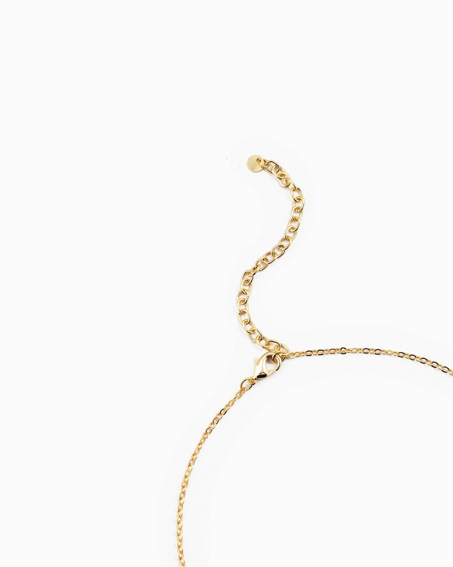 Ceramic Pink Bead Bow Pendant Necklace